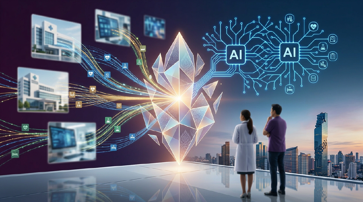 ปลดล็อก AI 'สาธารณสุขไทย'โจทย์ใหญ่ต้องรื้อ 'ไซโลข้อมูล'