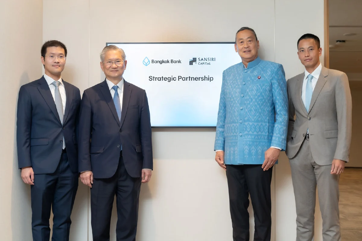 ธนาคารกรุงเทพ เชื่อมั่น 'Sansiri Capital' ลุยโกลบอลอินเวสเมนต์
